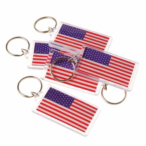 Flag Key Chains<br>1 dozen